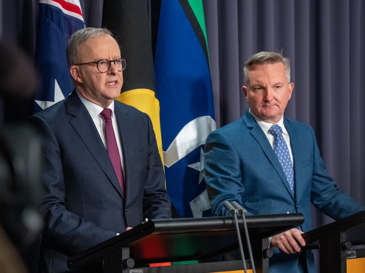 Prime Minister Anthony Albanese and Climate Change and Energy Minister Chris Bowen