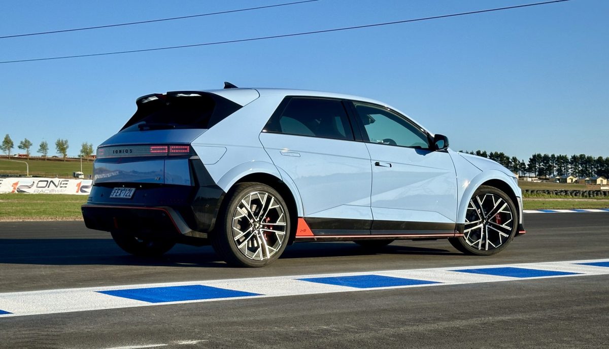 car on racetrack