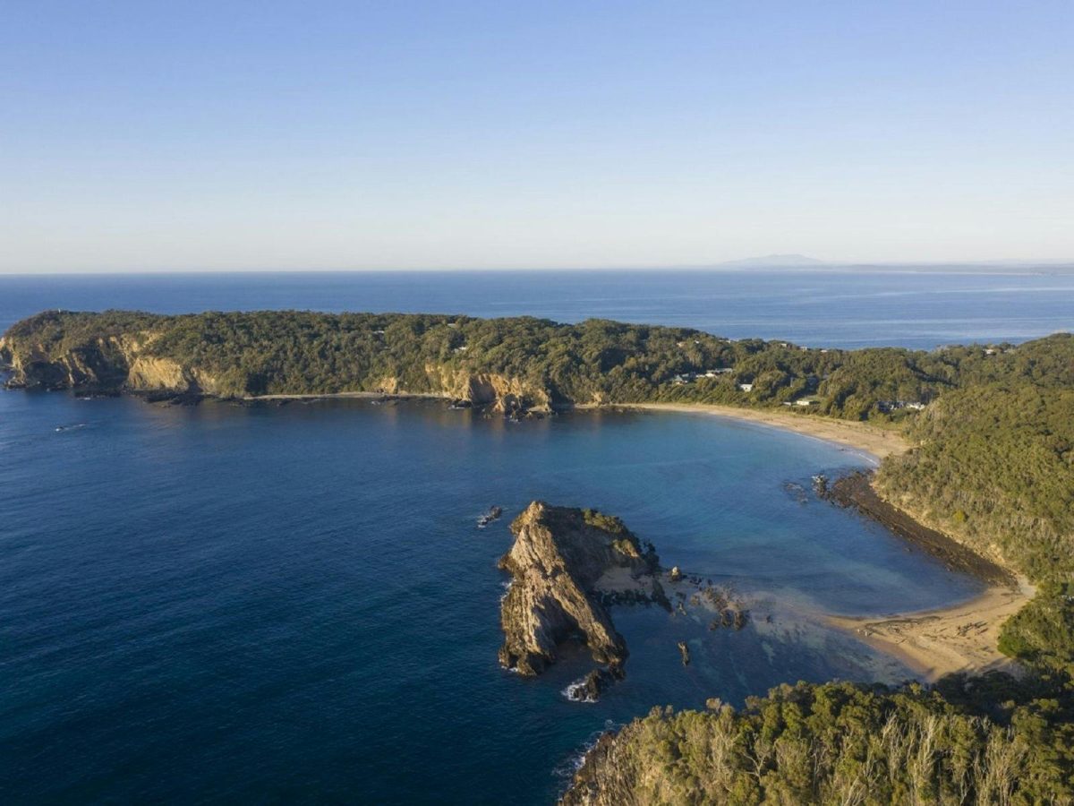 South coast from the air