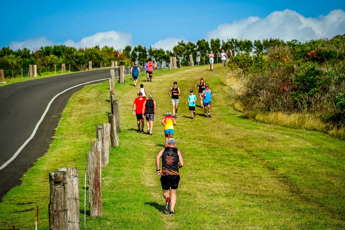 People running in Shellharbour