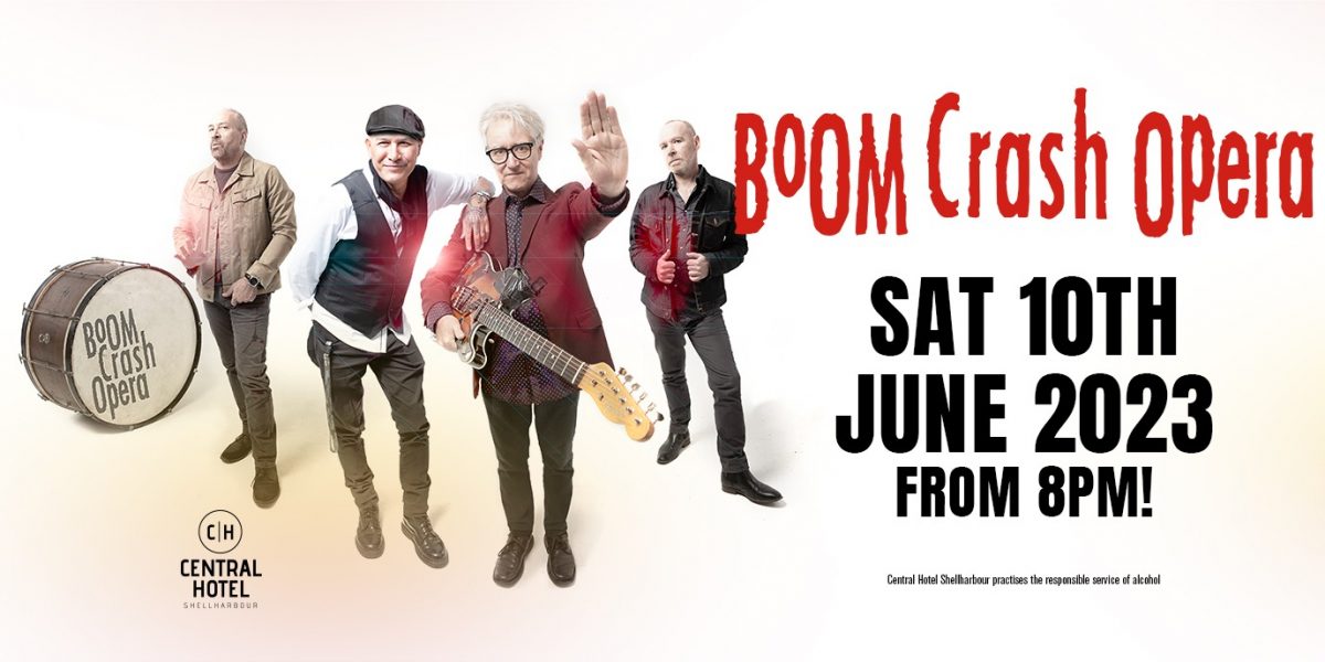 Flyer for Boom Crash Opera