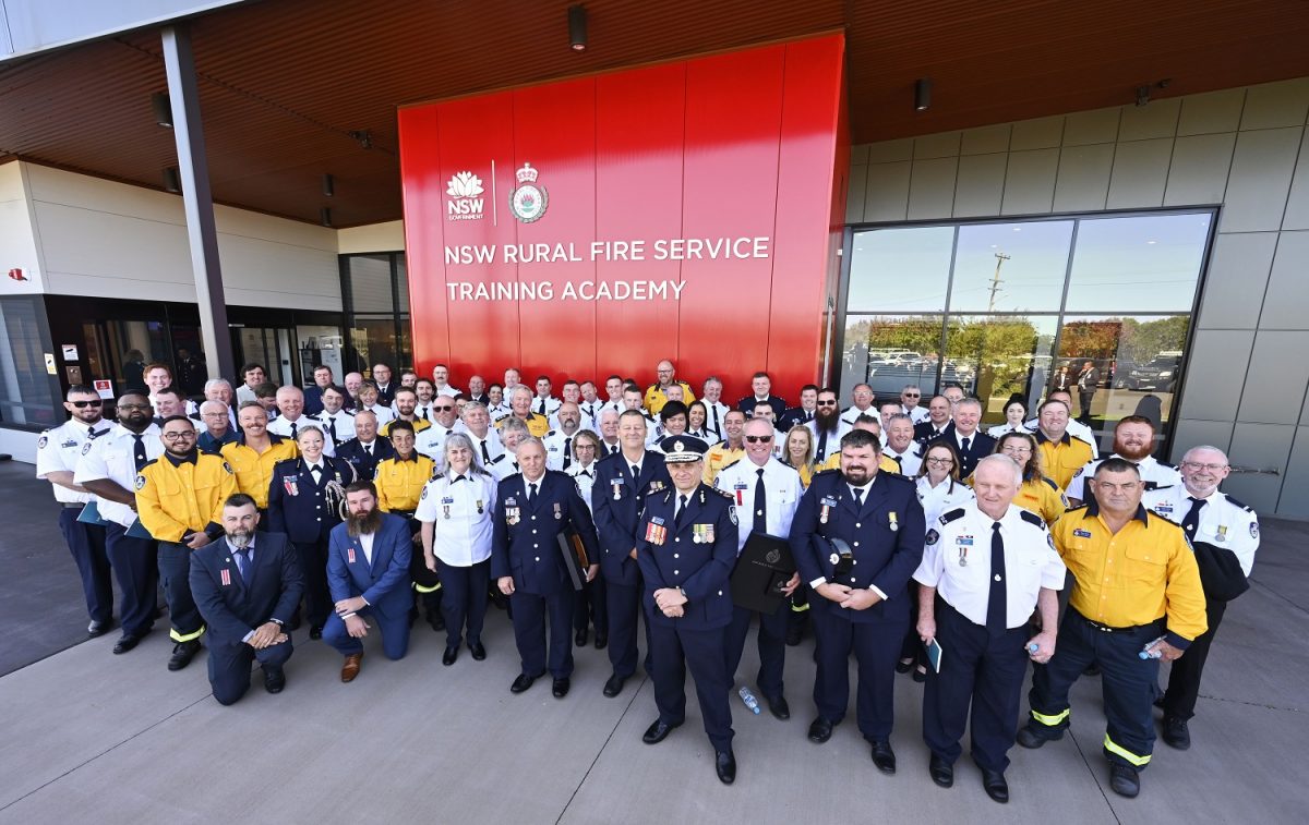 The NSW RFS has honoured 80 of its members on International Firefighters' Day. Photo: RFS.