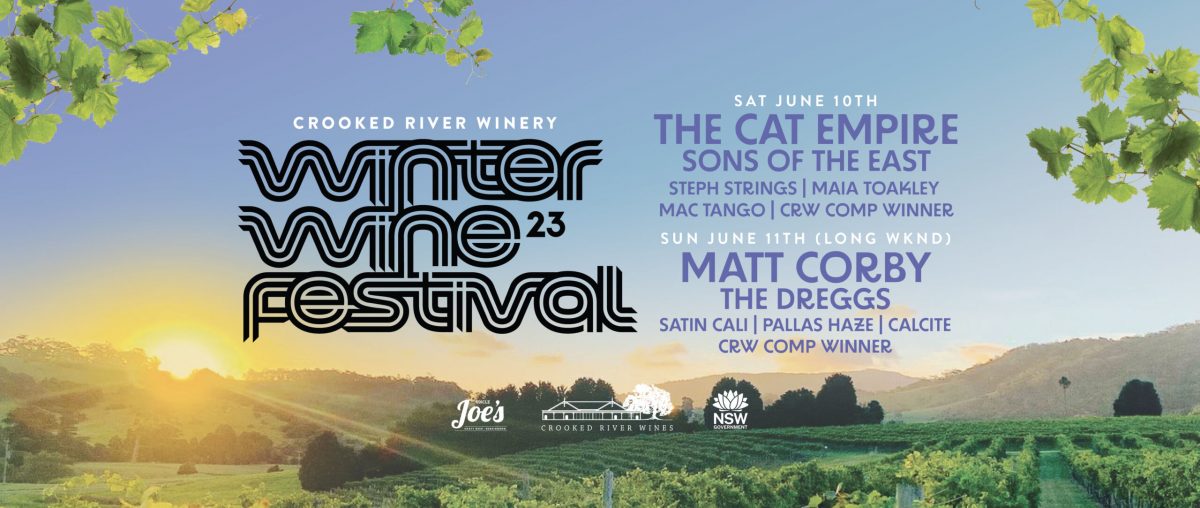 Flyer for Winter Wine festival 23