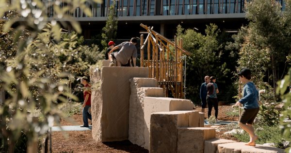 Innovative Aboriginal play space leads kids along a pathway to learning