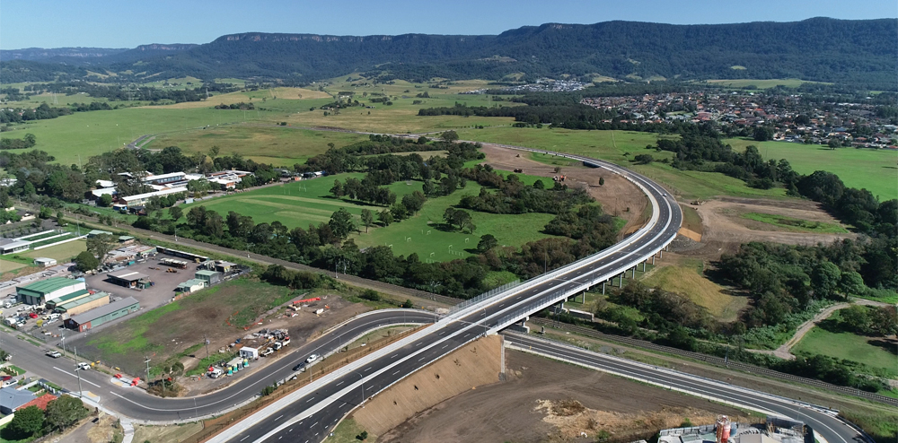 Bridge to farmland and residents in West Dapto