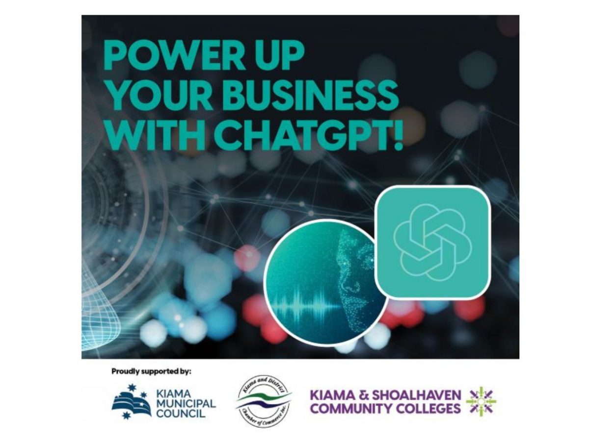 Flyer for ChatGPT business course