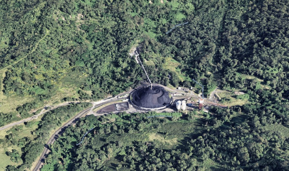 Aerial view of South32's Dendrobium mine at Mt Kembla.