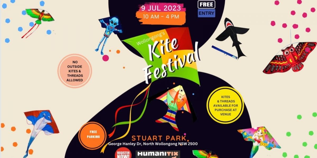 Flyer for Wollongong Kite Festival