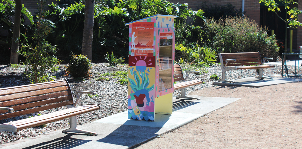 Street library in Wollongong.