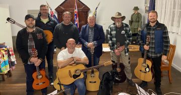 Guitar group brings vets together to make music and chew the fat at Kiama