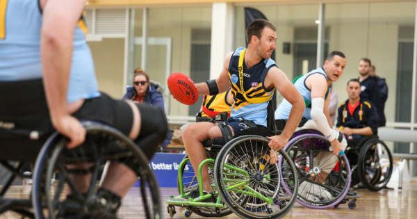 Where's the oval? State AFL body invites players to game's new wheelchair version