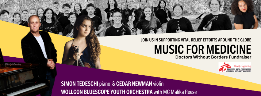 Simon Tedeschi joins Cedar Newman and the BlueScope Youth Orchestra 