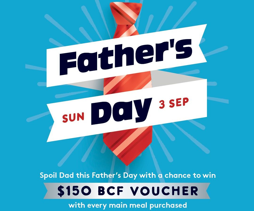 Flyer for Father's Day at Collegians