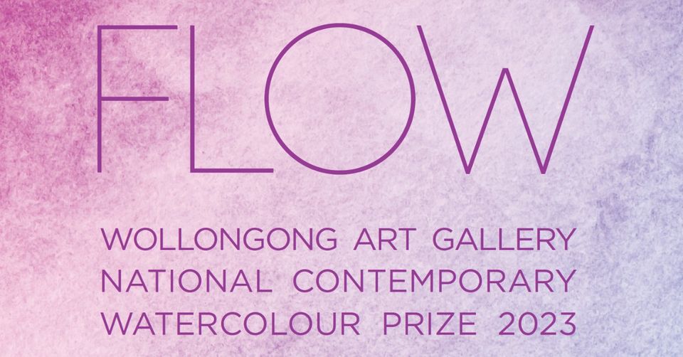 Flyer for FLOW at Wollongong Art gallery