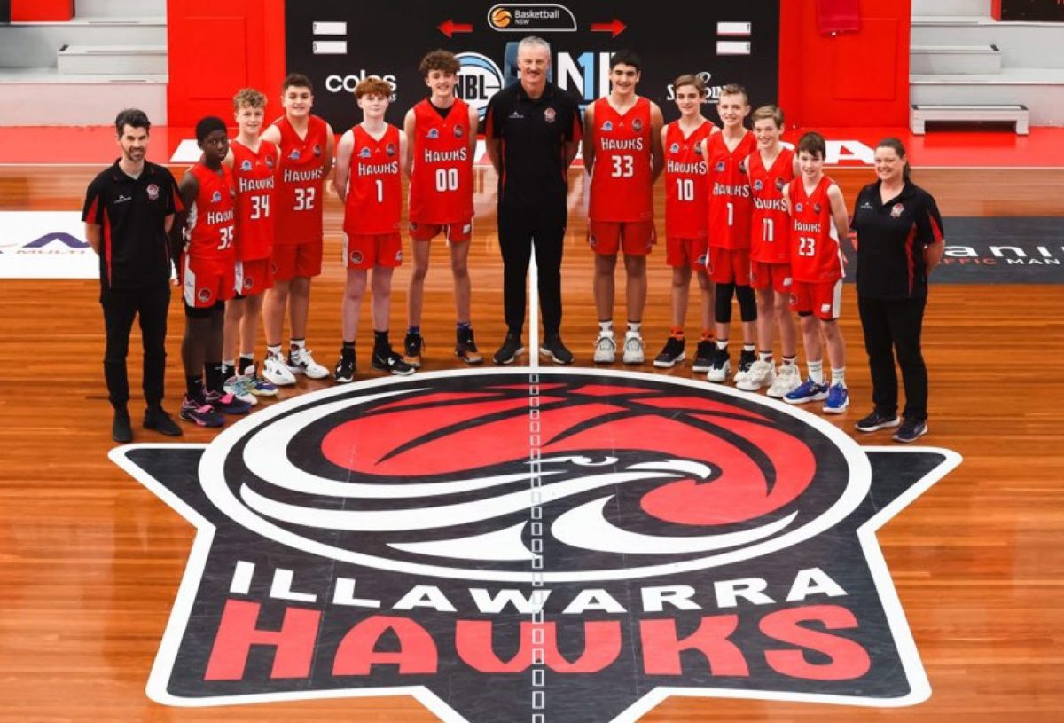 Coach Glen Saville will take the Illawarra Hawks Under 14 boys team to nationals