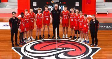 Hawks Under 14s boys basketball team rapping their way to nationals
