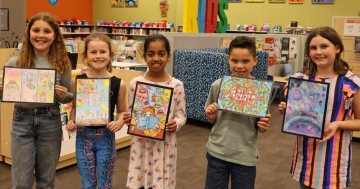 Book Week themes captured in Wollongong Libraries' student art competition
