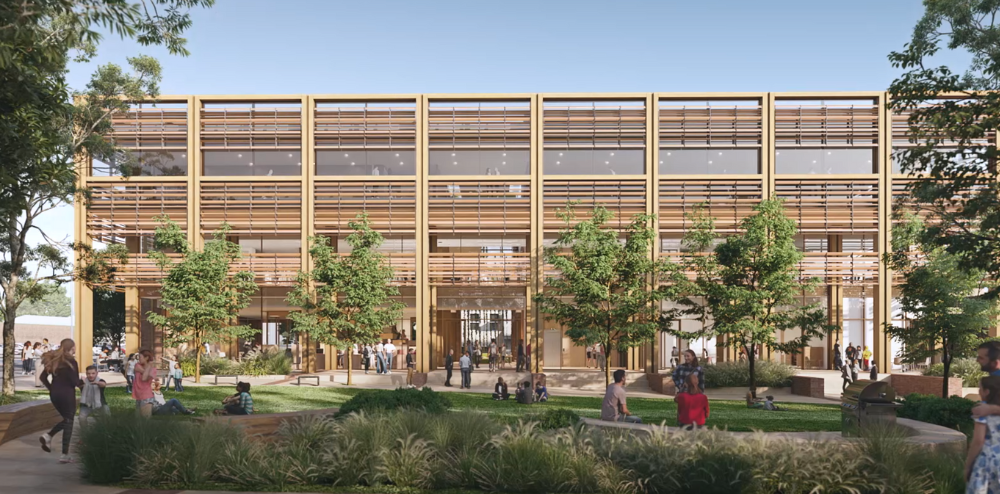 An artist's impression of the new Southern Suburbs Community Centre and Library.