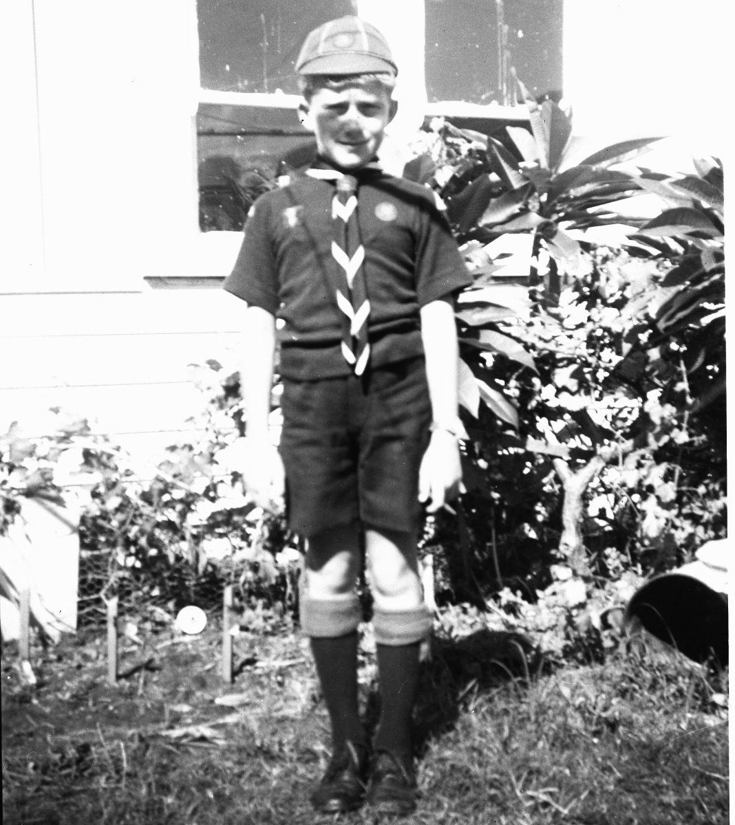 Stephen Turner in 1958 as a Wolf Cub at Austinmer Scouts.