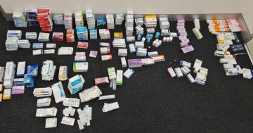 Police seize large stash of prescription medicine after alleged thefts
