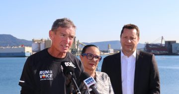 Port Kembla pit stop rallies support for campaign to support the Voice vote