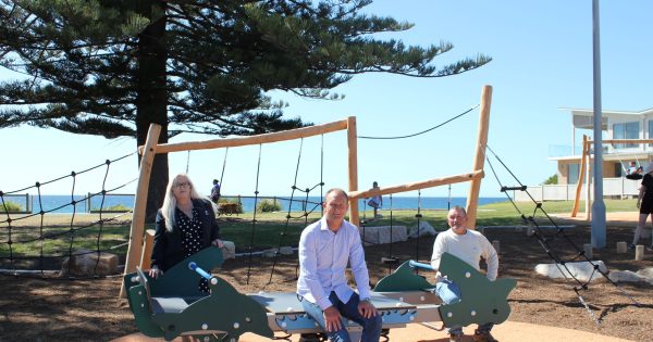 Swing by new beachside park for a play and picnic