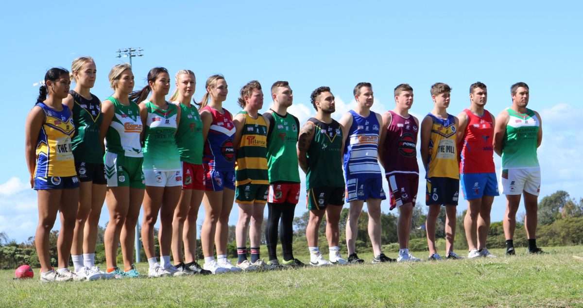 Representatives of the 14 teams playing in this year's League.