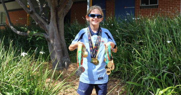 Medals are nice, but champion young athlete Xavier Wilson just loves to run for fun