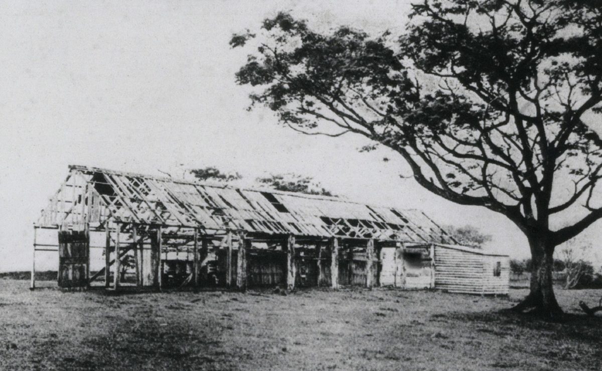 The first Dapto Show Pavilion.