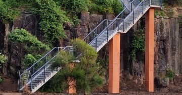 Trouble-plagued Bombo Quarry staircase ready to go but opening delayed - again