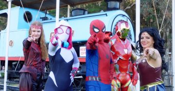 Spidey's superhero scavenger hunt that's helping sick kids in the Illawarra