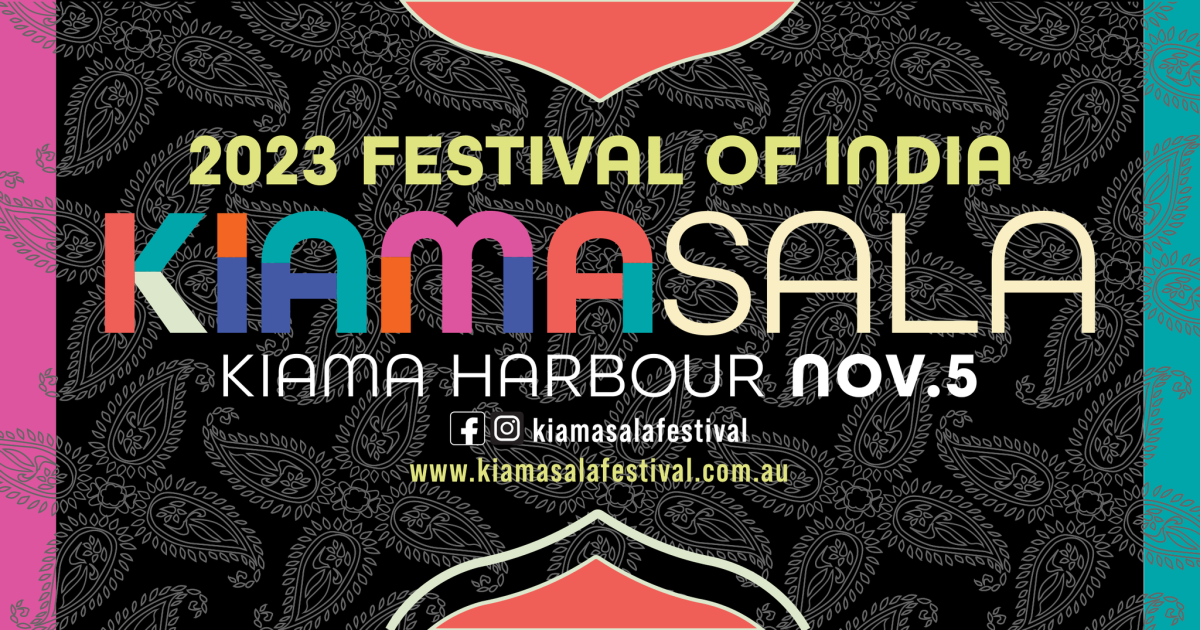 Flyer for Kiamasala Indian festival