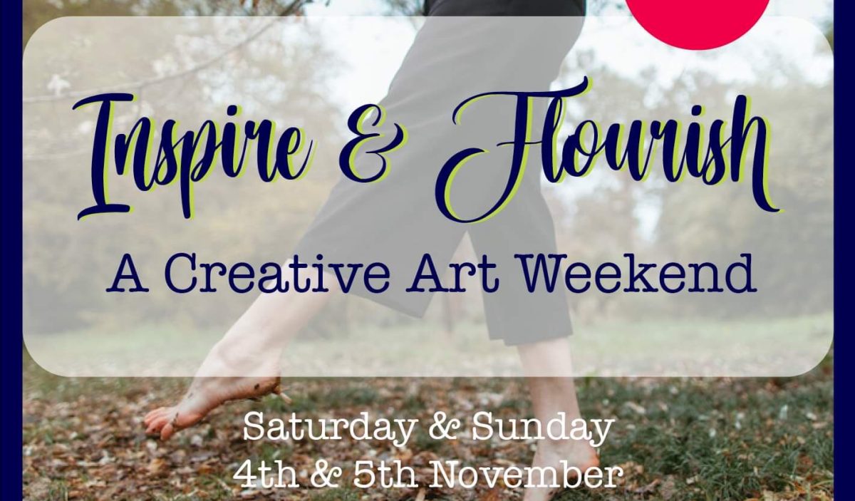 poster for creative art weekend
