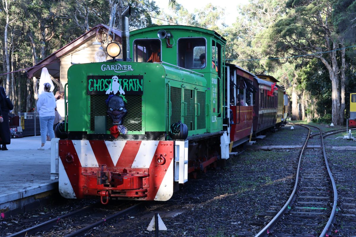 Ghost train for Halloween at Illawarra Light Railway Museum