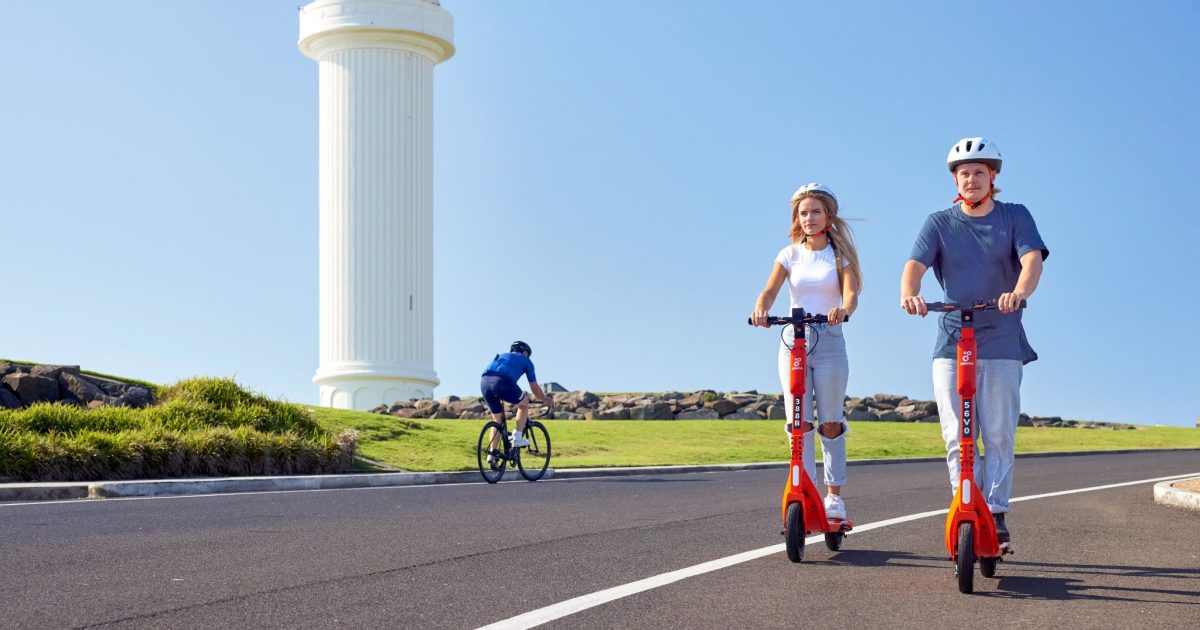 Wollongong's electric scooters rack up 37,000 trips in first month of
