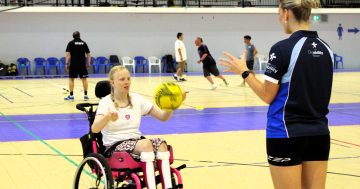 Cycling, scoring and shimmying: Inclusive sports day aims to improve opportunities all year round
