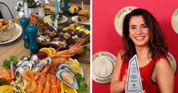 Sensational seafood and passion for community: Kiama's Saltwater Cafe wins top business gong