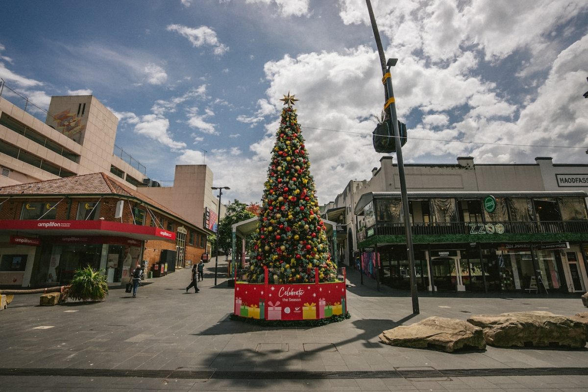 City of Wollongong Giving Tree on Crown Street Mall