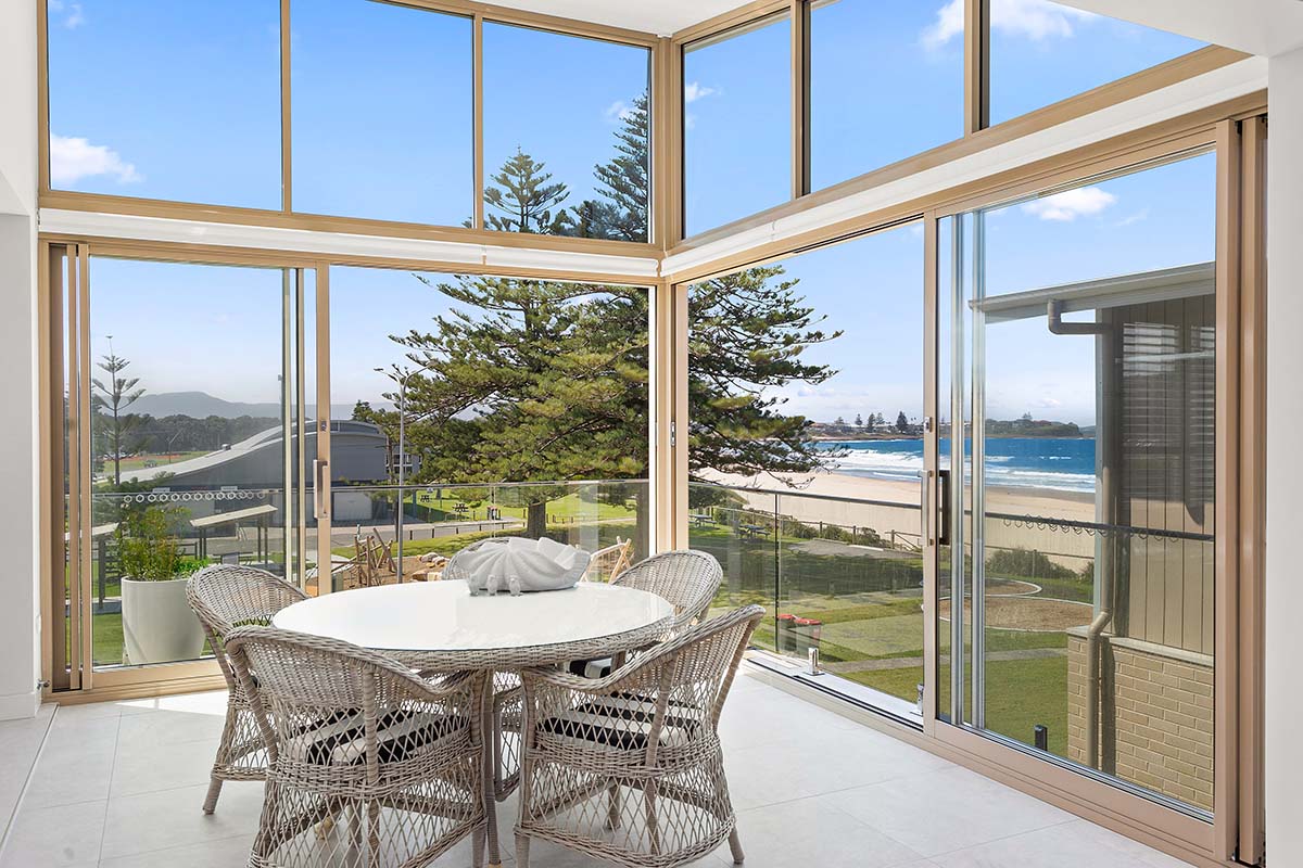 Enclosed balcony at 52 Wollongong Street in Shellharbour