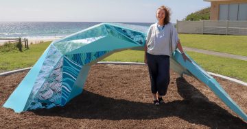 New art trail sculpture tells tale of whale trails along Illawarra coast