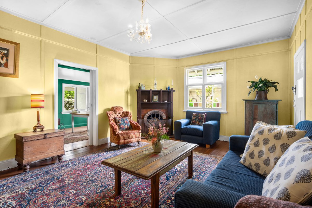 Lounge room at 53 Prince Alfred Street in Berry