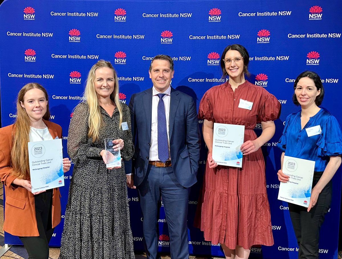 Cancer clinical trials team with awards