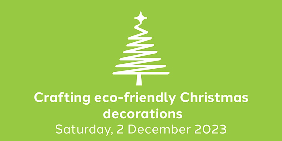 Banner for crafting eco-friendly Christmas decorations