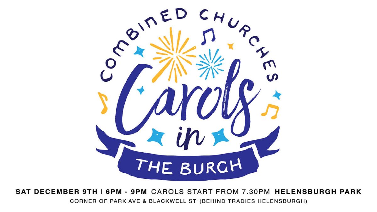 Banner for Combined Churches Carols in the Burgh event