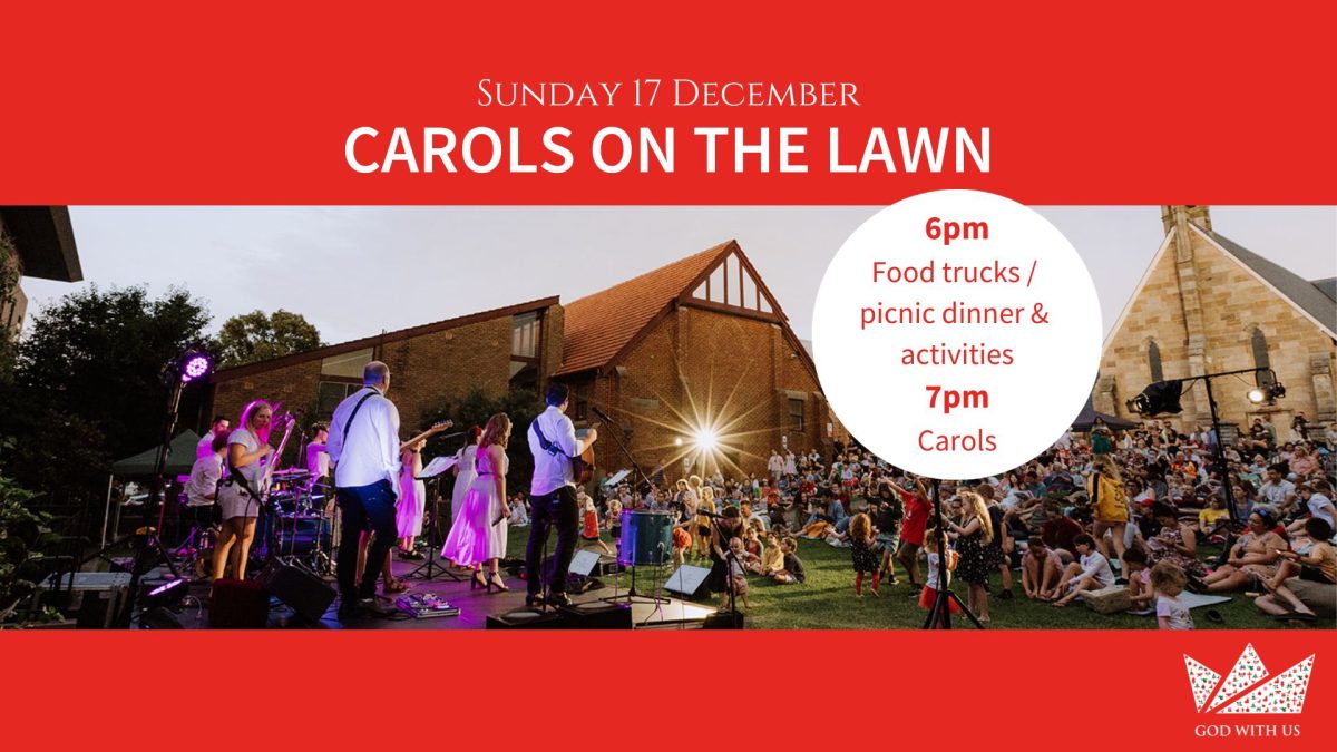 Banner from Carols on the Lawn