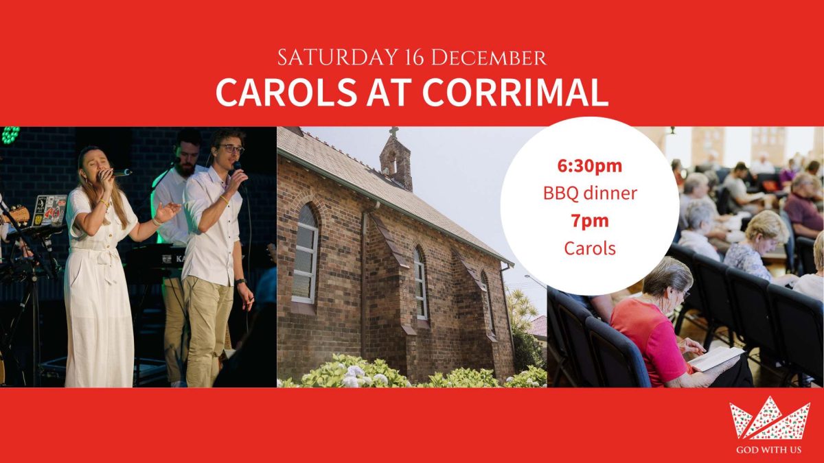 Banner for Carols at Corrimal 