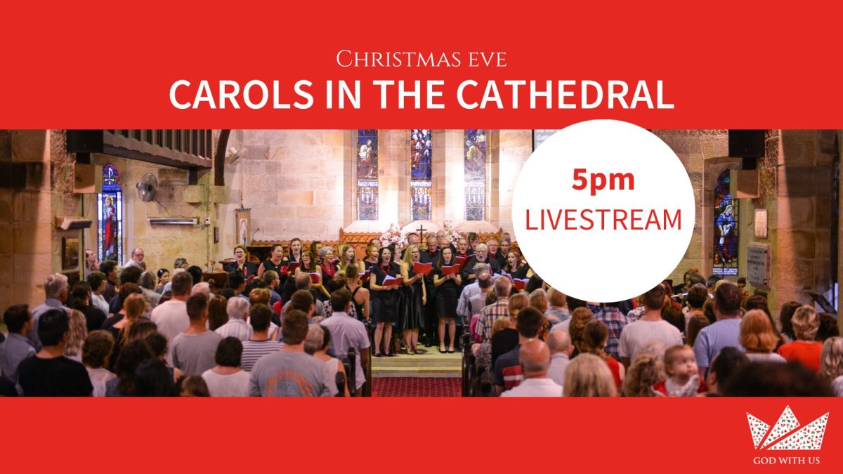 Banner for Carols in the Cathedral by st Michael's Anglican Church Wollongong