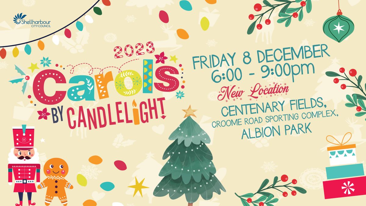 Banner for Carols by Candlelight at Shellharbour