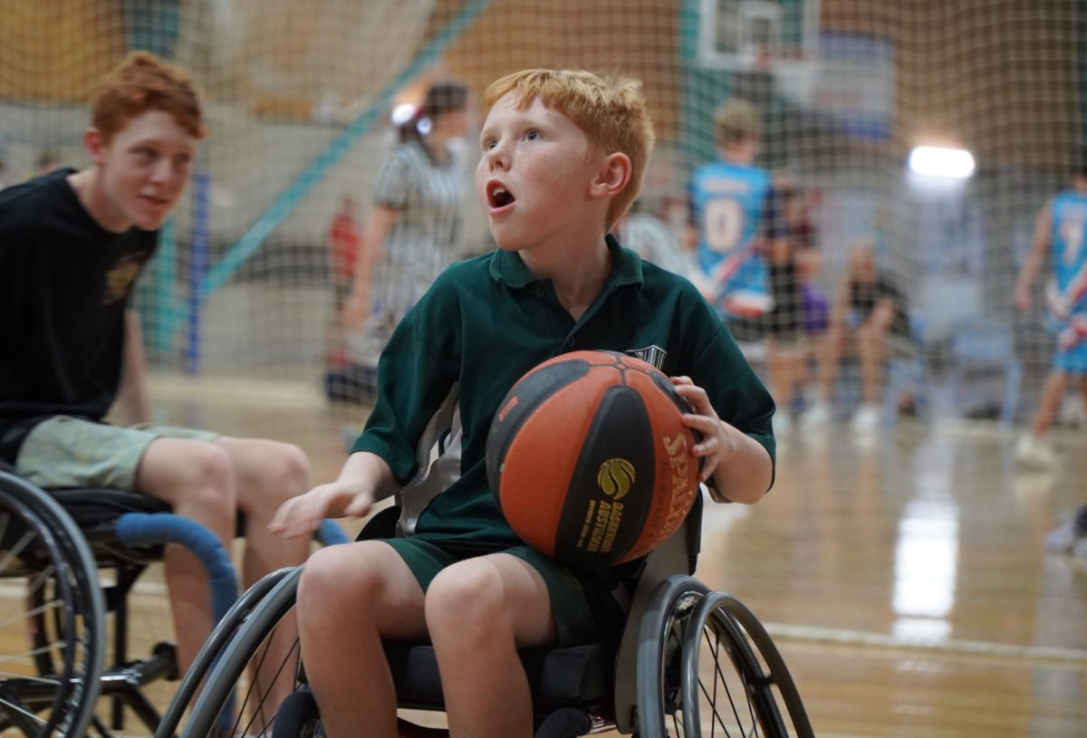 Wheelchair basketball Lachlan Rice