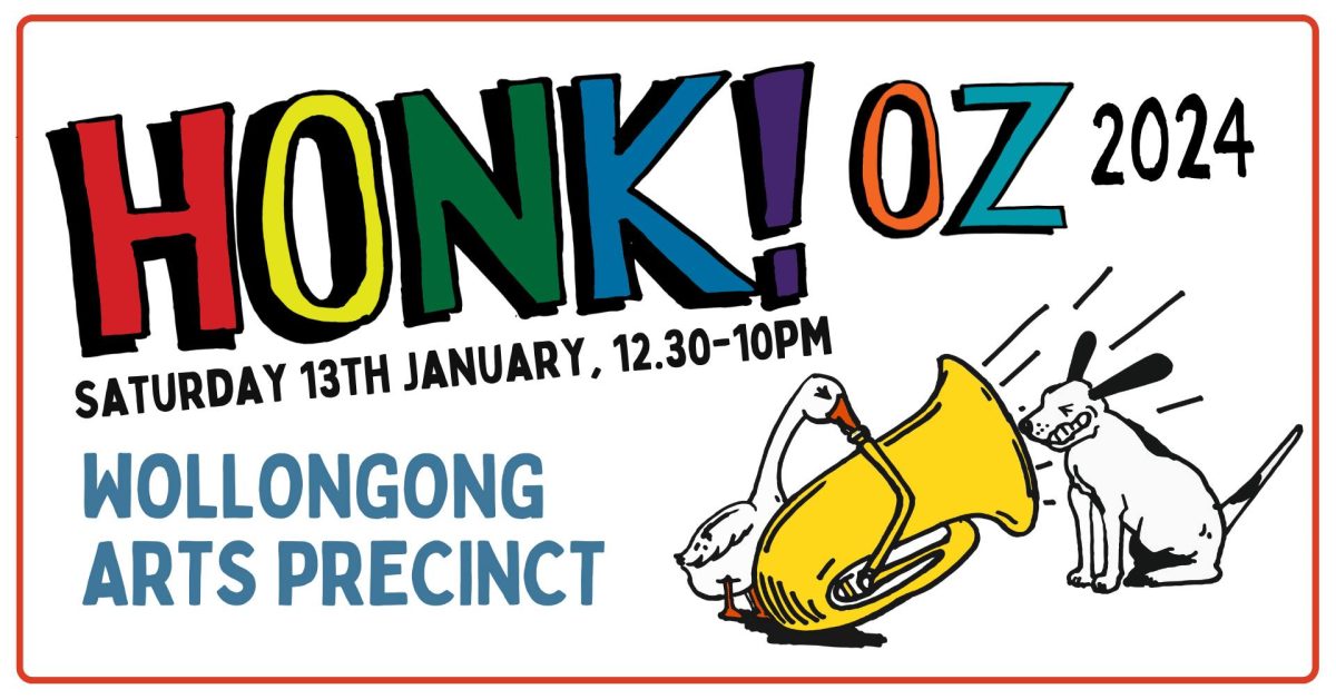 Flyer for Honk Oz 2024 festival